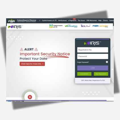 Sales Tax Registration with IRIS Portal